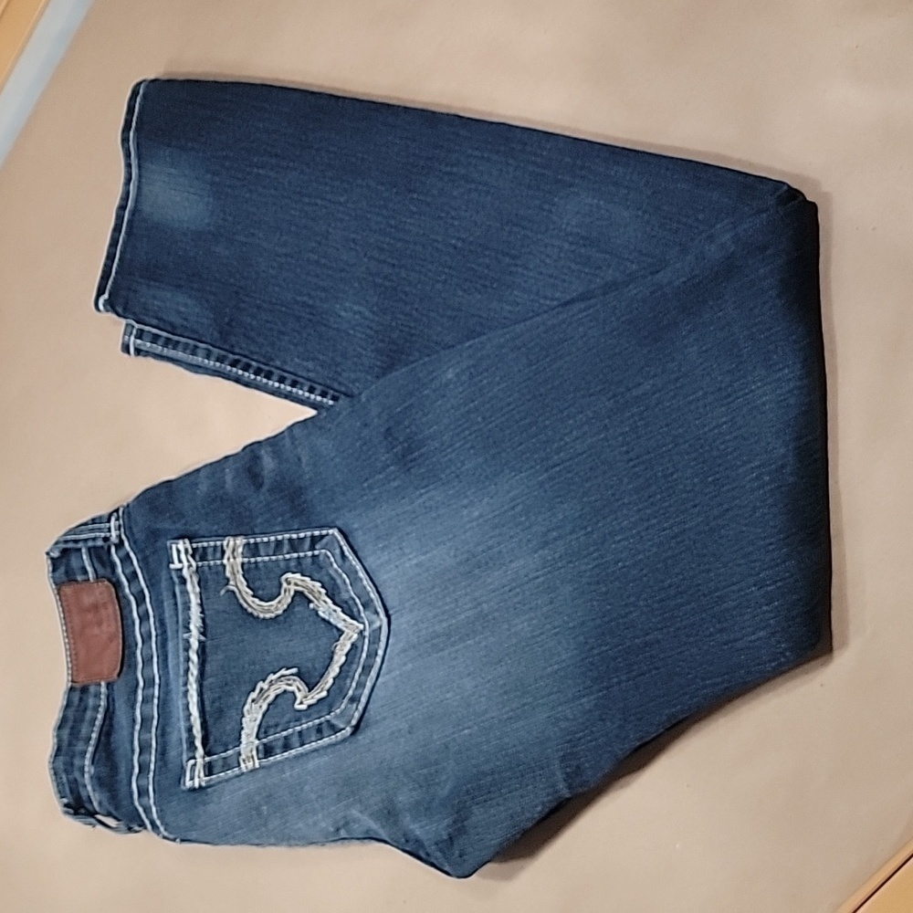 Big Star Size 31R "Sweet Skinny" Ultra-Low Fit Blue Jeans, Exc. Used Condition